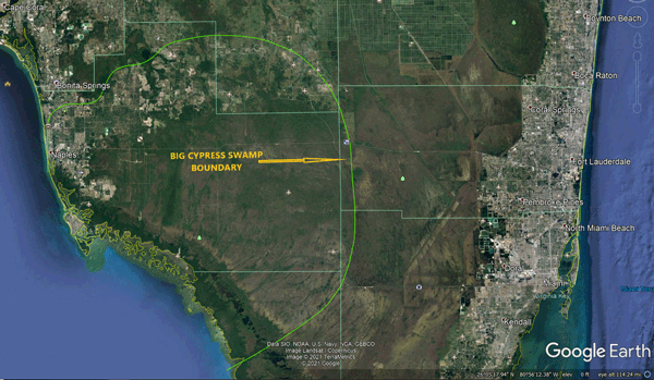 Big Cypress Swamp Boundary