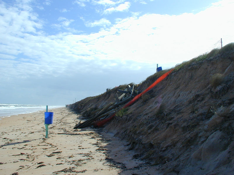 Florida Geological Survey Damage from Beach Erosion in Volusia County, 2004