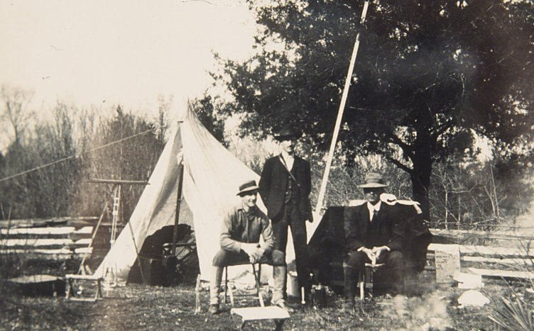 Historic Photo of FGS Staff in the Field at Aspalaga, 1909