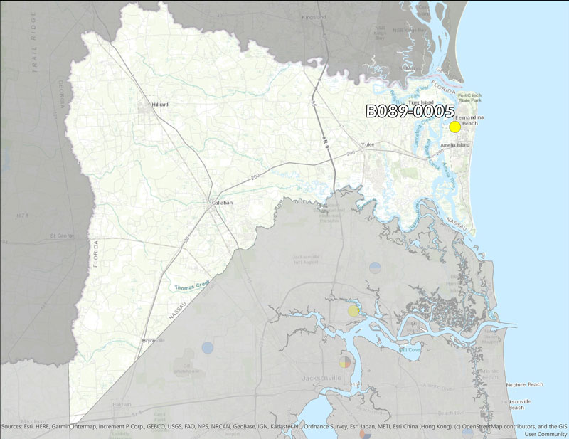 Nassau County Ambient Monitoring Network consisting of one ambient monitoring site