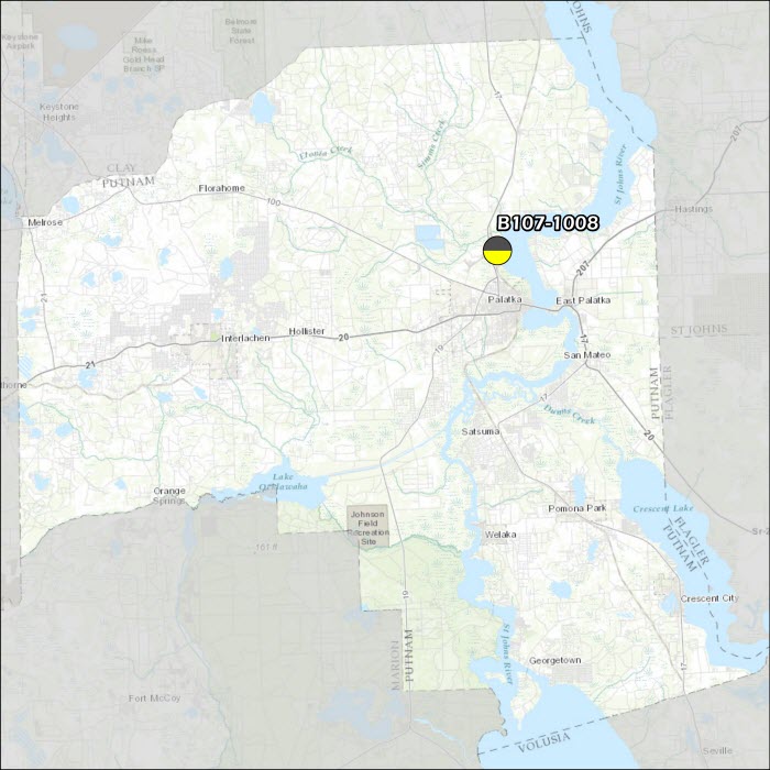 Putnam County Air Monitoring Map