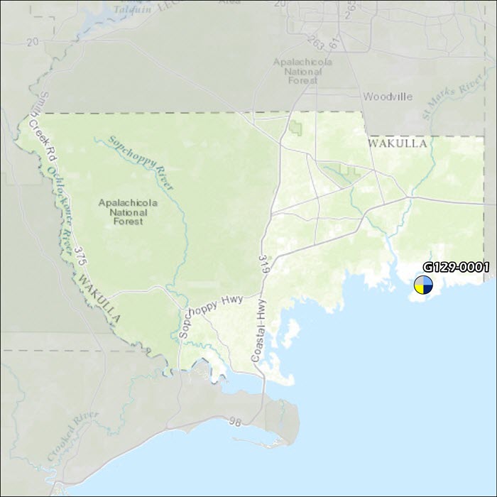 Wakulla County Air Monitoring Map