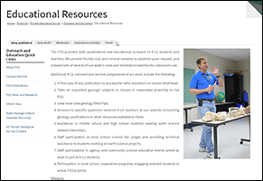 Kid Zone - resources geology