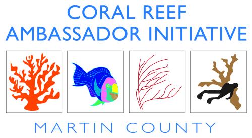 The official logo for the Coral Reef Ambassador Initiative, Broward County Florida.
