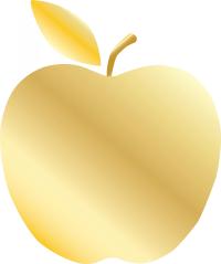 Graphic of the Green Schools Gold Apple Designation