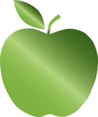 Graphic of the Green Schools Green Apple Designation