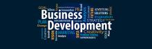 Business Development Words Banner